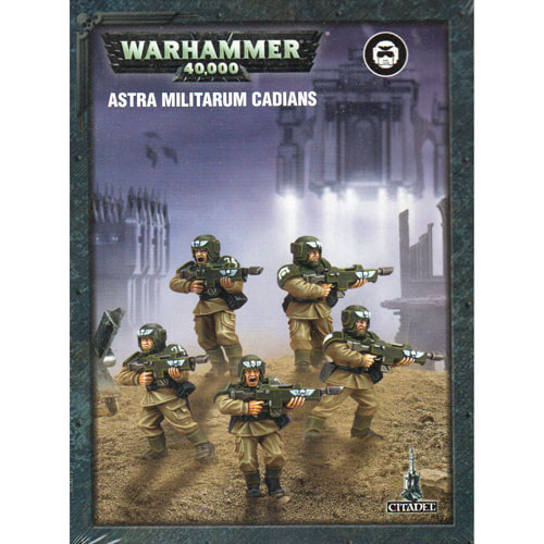 astra militarum cadians new in box warhammer 40k imperial guard etb 